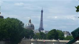 View to the Eiffel Tower (just for Will) from our position at Pont au Change, Paris